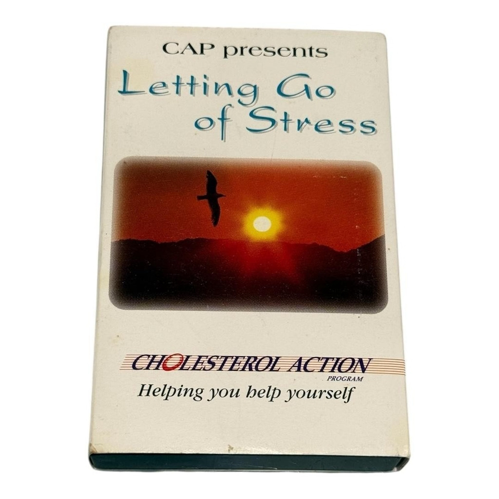 Vintage Cassette Tape Letting Go of Stress Emmett E. Miller Steven Halpern 1980